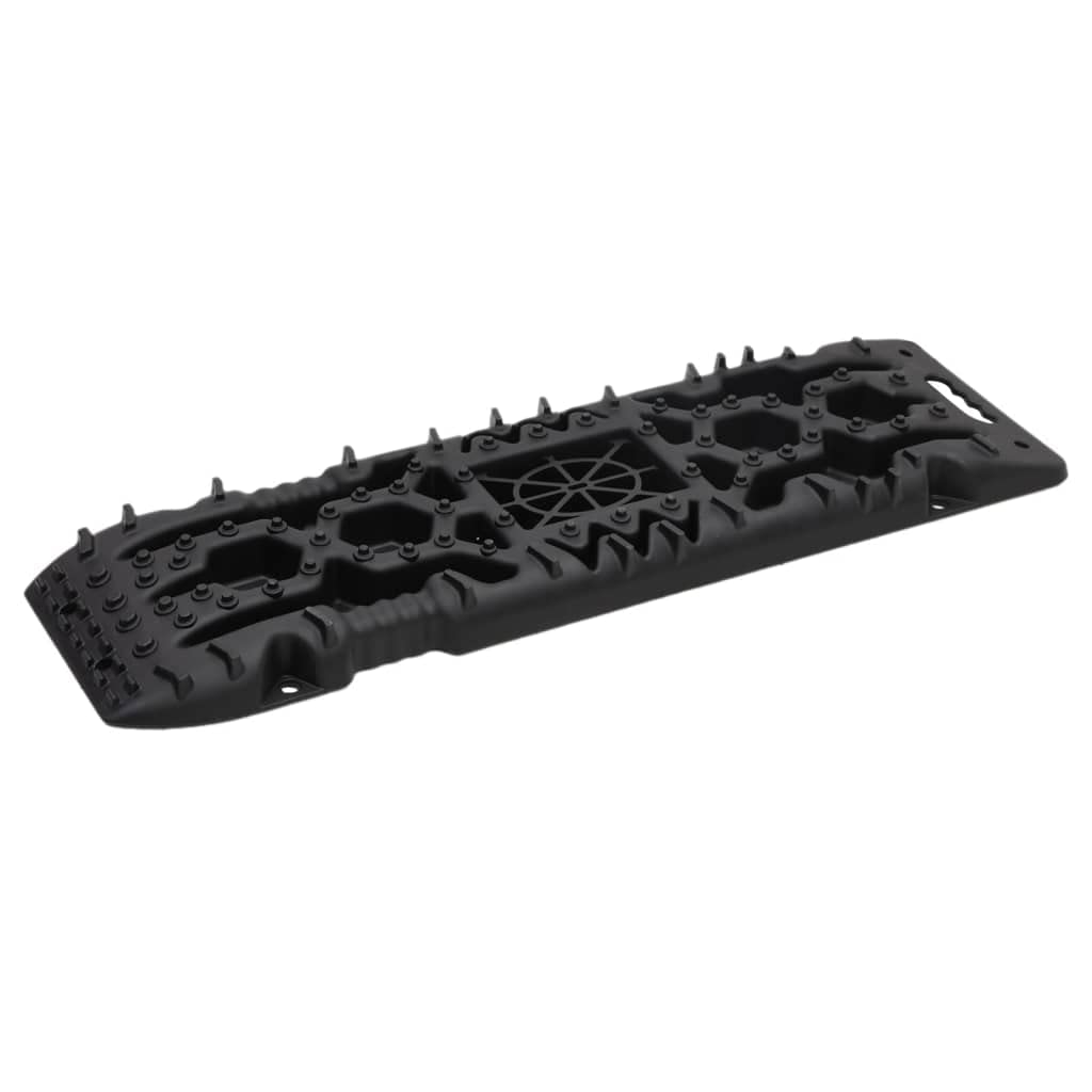 Traction Boards 2 Pcs Black 107x31x7 cm Nylon vidaXL