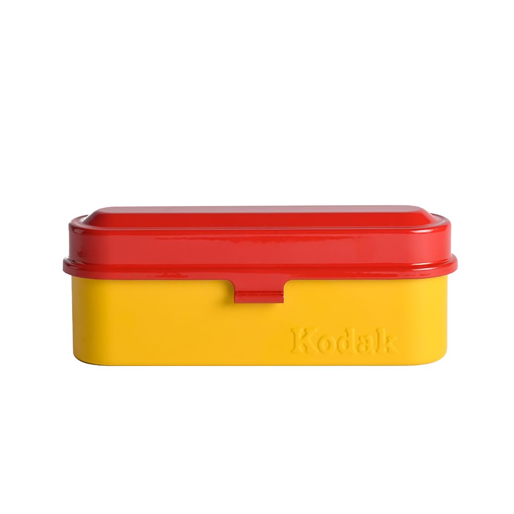 Kodak 135mm Steel Film Case - Red/Yellow