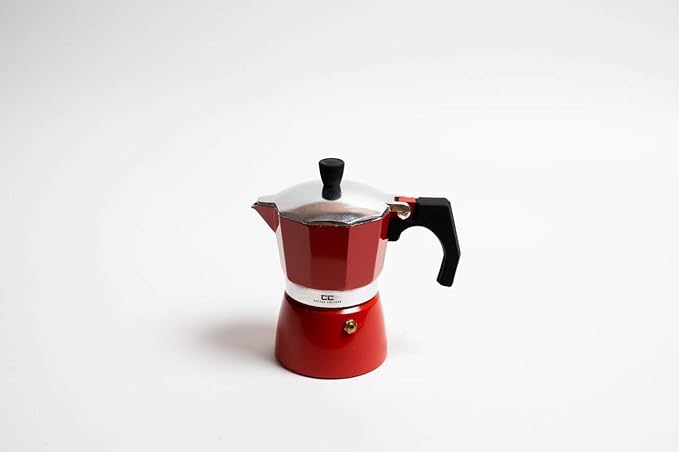 Coffee Culture Red Coffee Maker 3 Cup