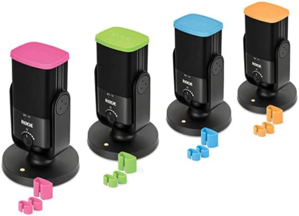 Rode Colors 1 Coded Caps and Cable Clips For NT-USB Mini Microphones (Set of 4)