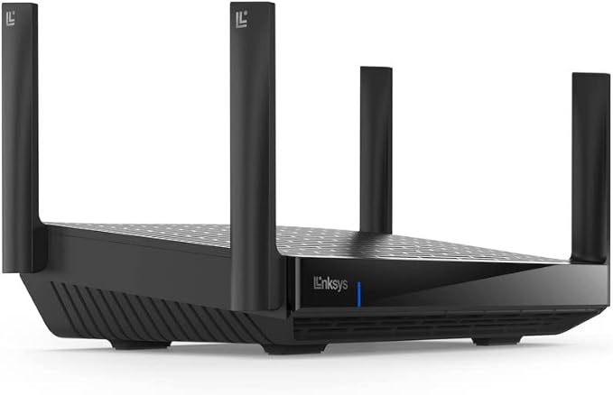 Linksys Hydra Pro 6E Tri‐Band Wifi 6E Mesh Router - Wireless Gaming 8-Stream Router, 6 GHz Band For 8K Streaming, Up To 6.6 Gbps Speed, 2700 Sq. Ft