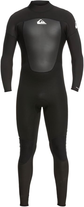 Quiksilver Mens Prologue 3/2mm Back Zip Steamer Wetsuit L / Black