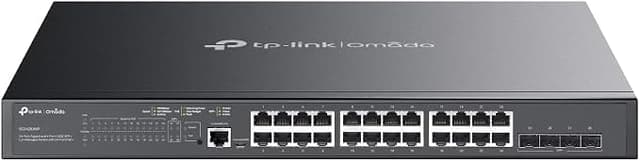 TP-Link TL-SG3428XMP Jetstream 24-Port Gigabit and 4-Port 10GE SFP+ L2+ Managed Switch with 24-Port PoE+