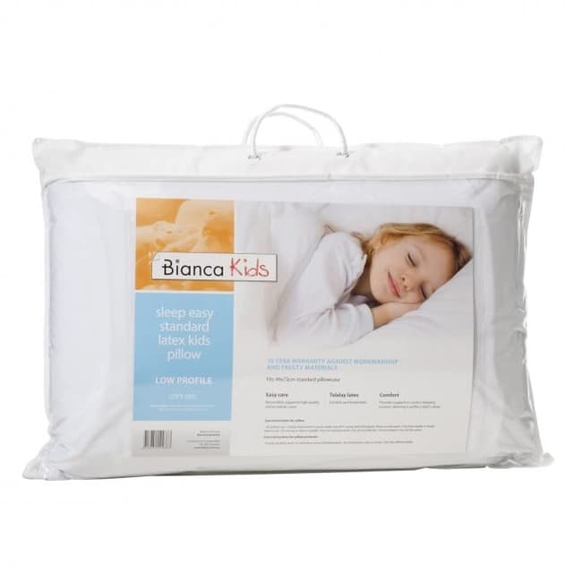 Bianca Sleep Easy Talalay Latex Kids Pillow - Low/Soft