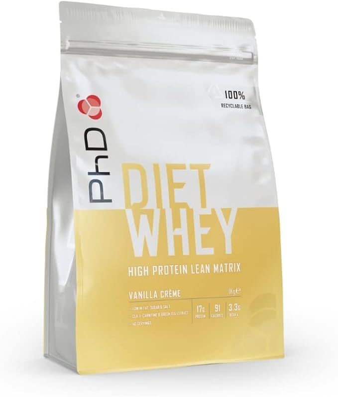 PhD Nutrition Diet Whey 1kg Vanilla Creme