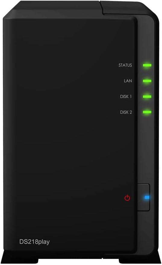 Synology DS218PLAY DiskStation 2-Bay NAS