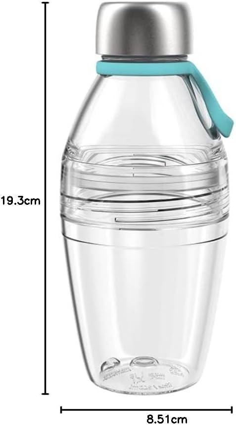 KeepCup Bottle Original, Reusable Plastic Bottle, Cloud, M 18oz / 530ml LT Blue