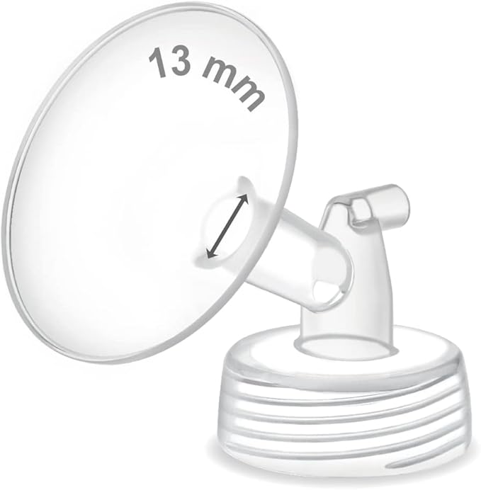 Maymom Wide Neck Pump Part for Spectra S1/S2 Pumps; Incl Wide Mouth Flange; Not Original Spectra Flange; Replaces Spectra Shield