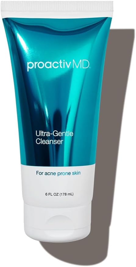 ProactivMD Ultra Gentle Face Cleanser - Daily Facial Wash for Sensitive Skin, Soothing Green Tea Cleanser for All Skin Types - 6 oz.