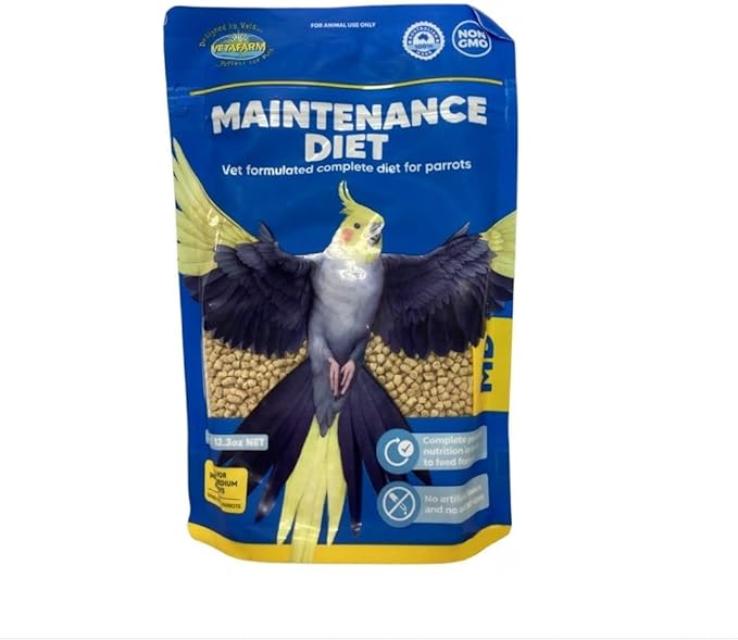Vetafarm Maintenance Diet Parrot Pellets - 350g