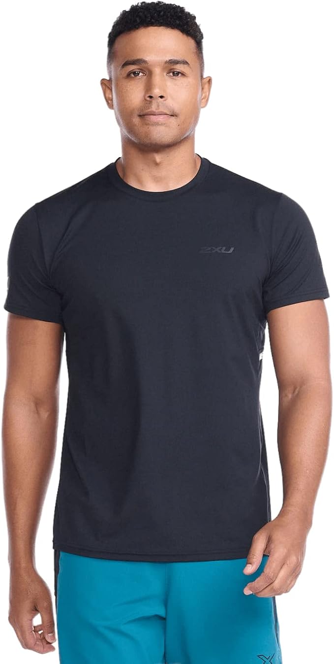 2XU Men Motion Tee XL Harbor Mist/Black