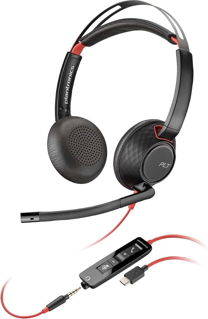Poly Blackwire 5220 USB-C/A Stereo Headset
