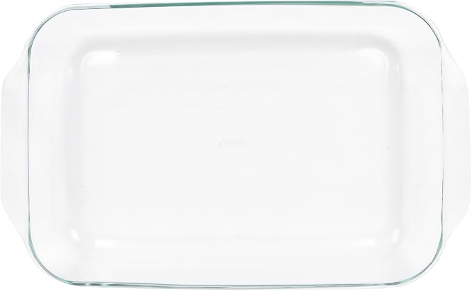Pyrex Basics 2.8L Glass Oblong Baking Dish, Clear 23cm x 34cm - 2.8L | Bakeware