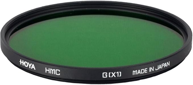 Hoya 49mm Green X1 (HMC) Multi-Coated Glass Filter for Black & White Film