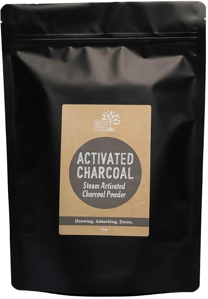 Eden Healthfoods Steam Activated Charcoal Powder (300g)