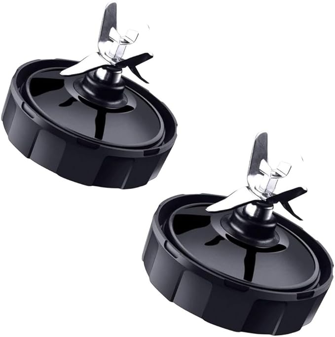 NLSD Replacement Parts Blender Blade Assembly Fits Nutri Ninja Auto-iQ Bl480-30 Bl482 BL681A-30 Bl682 BL640 (7 Fins), Black