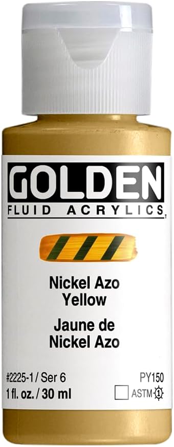 Golden Fluid Acrylic 30ml Nickel Azo Yellow