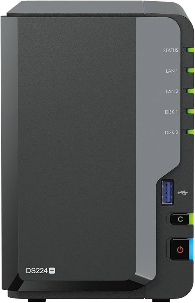 Synology DS224+ 2-Bay Diskless NAS Celeron J4125 2GB