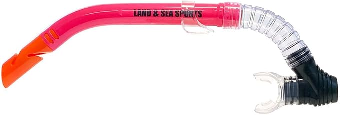 Land & Sea Clearwater Silicone Mouth Snorkel - Lime