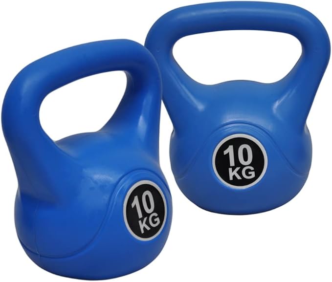 10kg + 10kg - Total 20kg Kettlebell Weight - Home Gym Kettle Bell Training