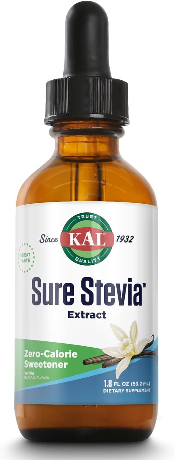 KAL, Sure Stevia Extract, Vanilla, 1.8 fl oz (53.2 ml)