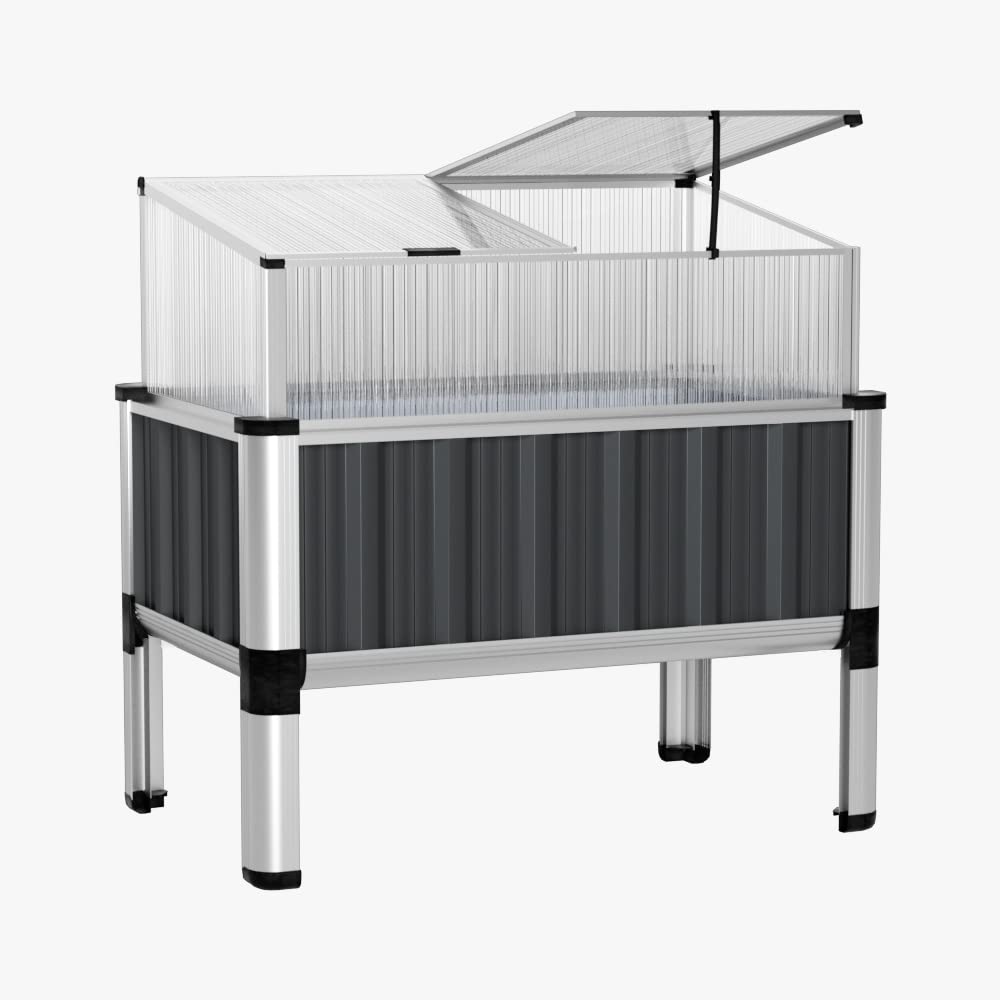 Greenfingers Garden Bed Galvanised Steel Raised Planter 80x49x74cm