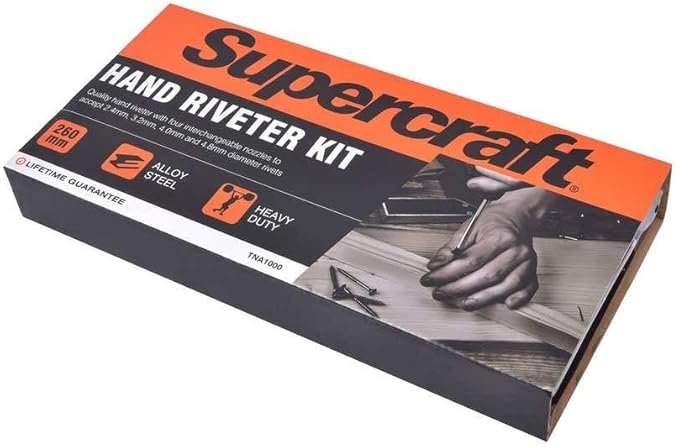 Supercraft Hand Riveter Set - 60 Piece