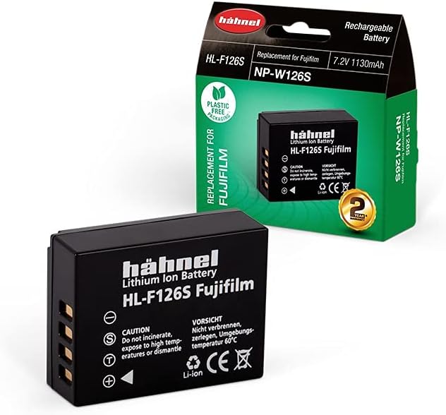 Hahnel NP-W126 1070mAh Battery For Fujifilm