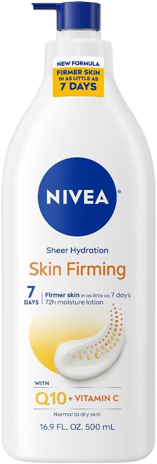 Nivea Skin Firming Hydration Body Lotion with Co-Enzyme Q10 & Hydra IQ, (16.9 Fl. Oz.)