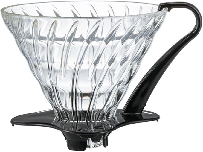 Hario V60 Glass Coffee Dripper Size 03. Black