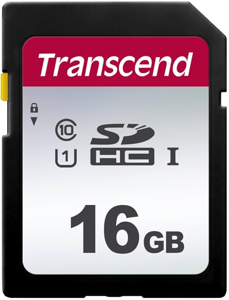 Transcend 16GB 300s UHS-I SDHC Memory Card