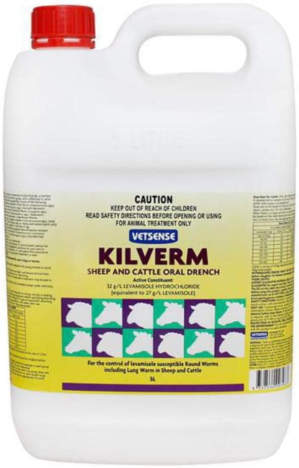Kilverm Sheep & Cattle Oral Drench, 5L
