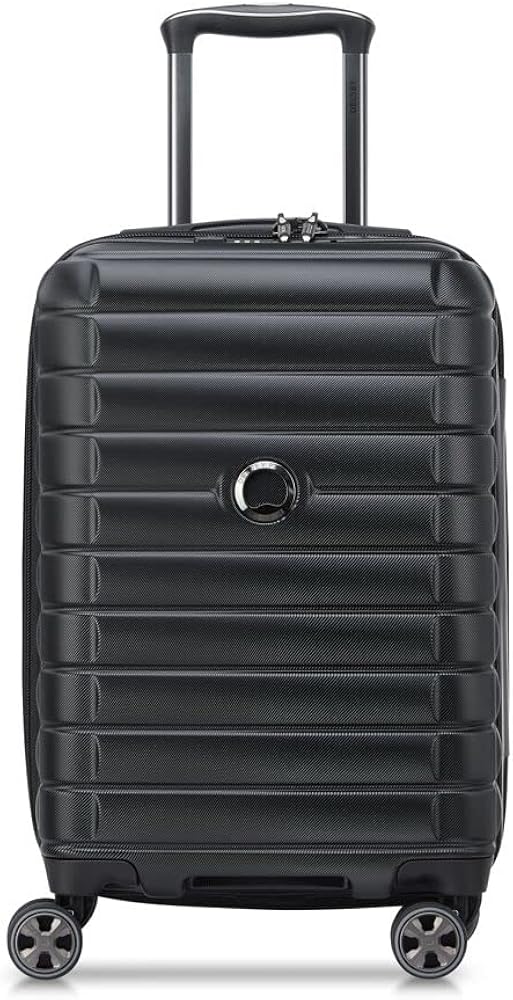 Delsey Shadow 5.0 - 55 cm Expandable Cabin Suitcase - Black