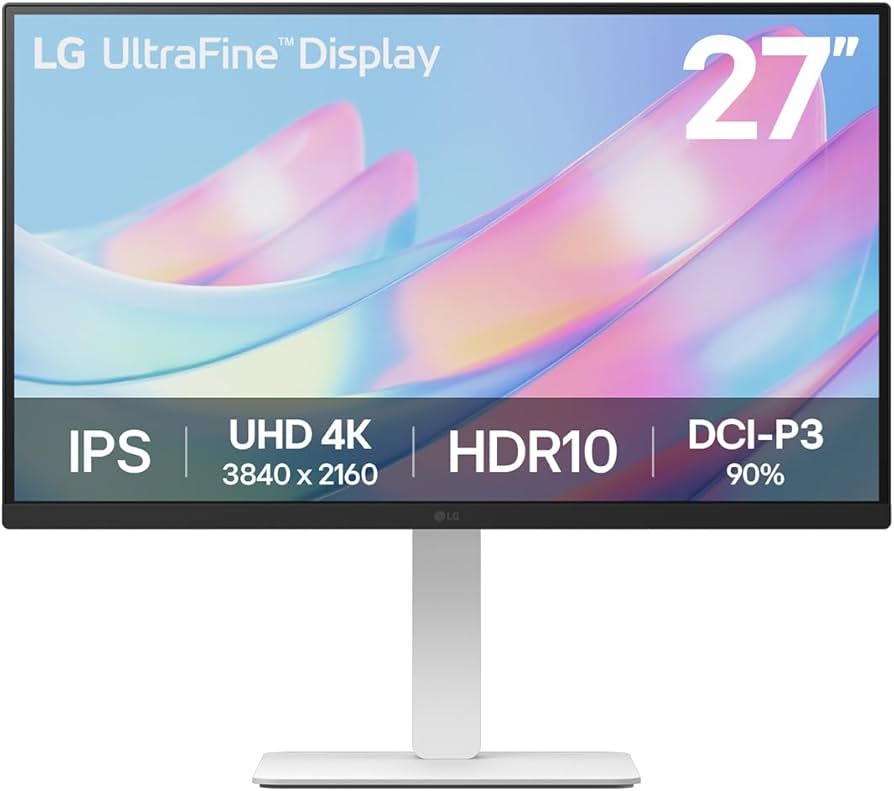 LG 27us550-w Ultrafine 27 4K IPS LED Monitor Clear One Size / EU Plug 220V