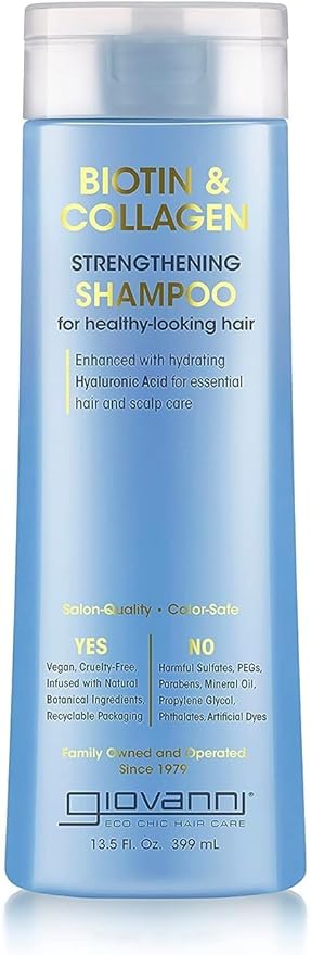 Giovanni Biotin & Collagen Strengthening Shampoo 399ml