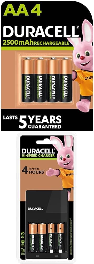 Duracell AA NiMH Battery 4 Units Green