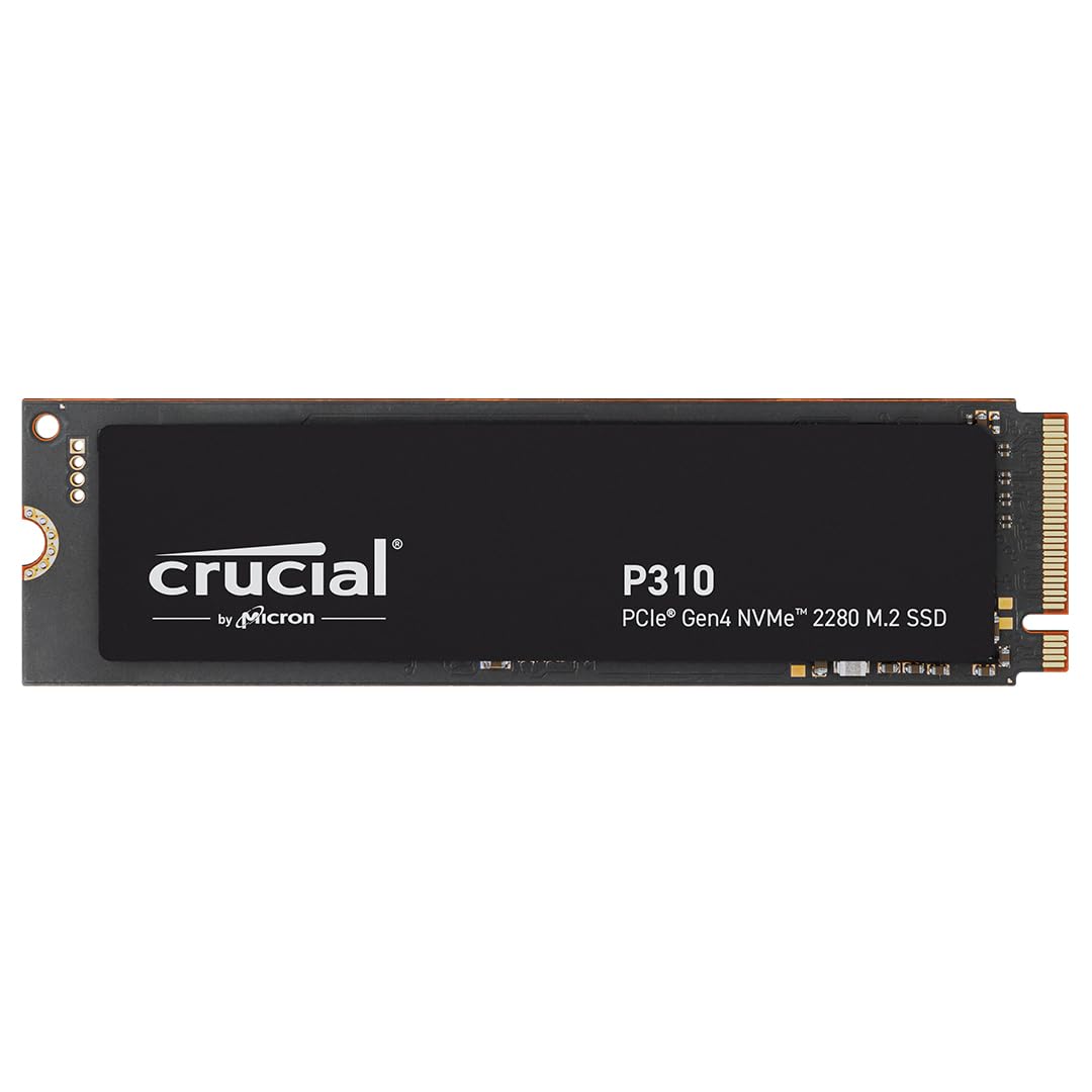 Crucial P310 SSD 4TB M.2 2280 PCIe Gen4 NVMe Internal SSD, Up to 7100 MB/s, Gaming for Laptop and Desktop PC, SSD Hard Drive - CT4000P310SSD801
