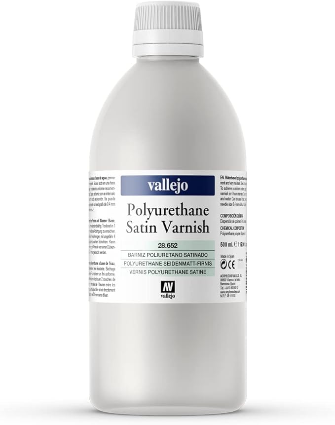 Vallejo Satin Polyurethane Varnish 500 ml