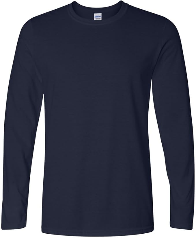 Gildan Mens Ultra Cotton Long-Sleeved T-Shirt White M