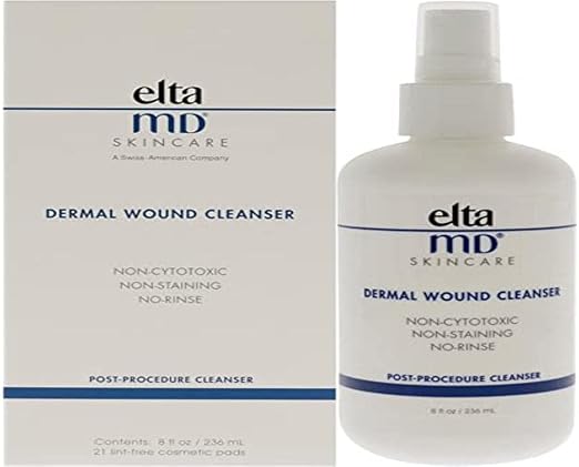EltaMD - Dermal Wound Cleanser (with 21 Lint-free Cosmetic Pads)