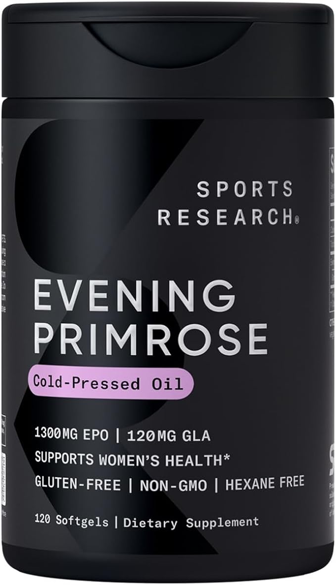 Sports Research, Evening Primrose, 120 Softgels