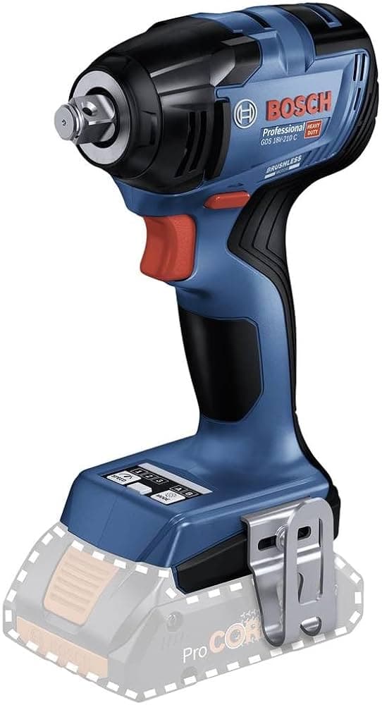 Bosch GDS 18V-210 C Professional Impact Driver Silver