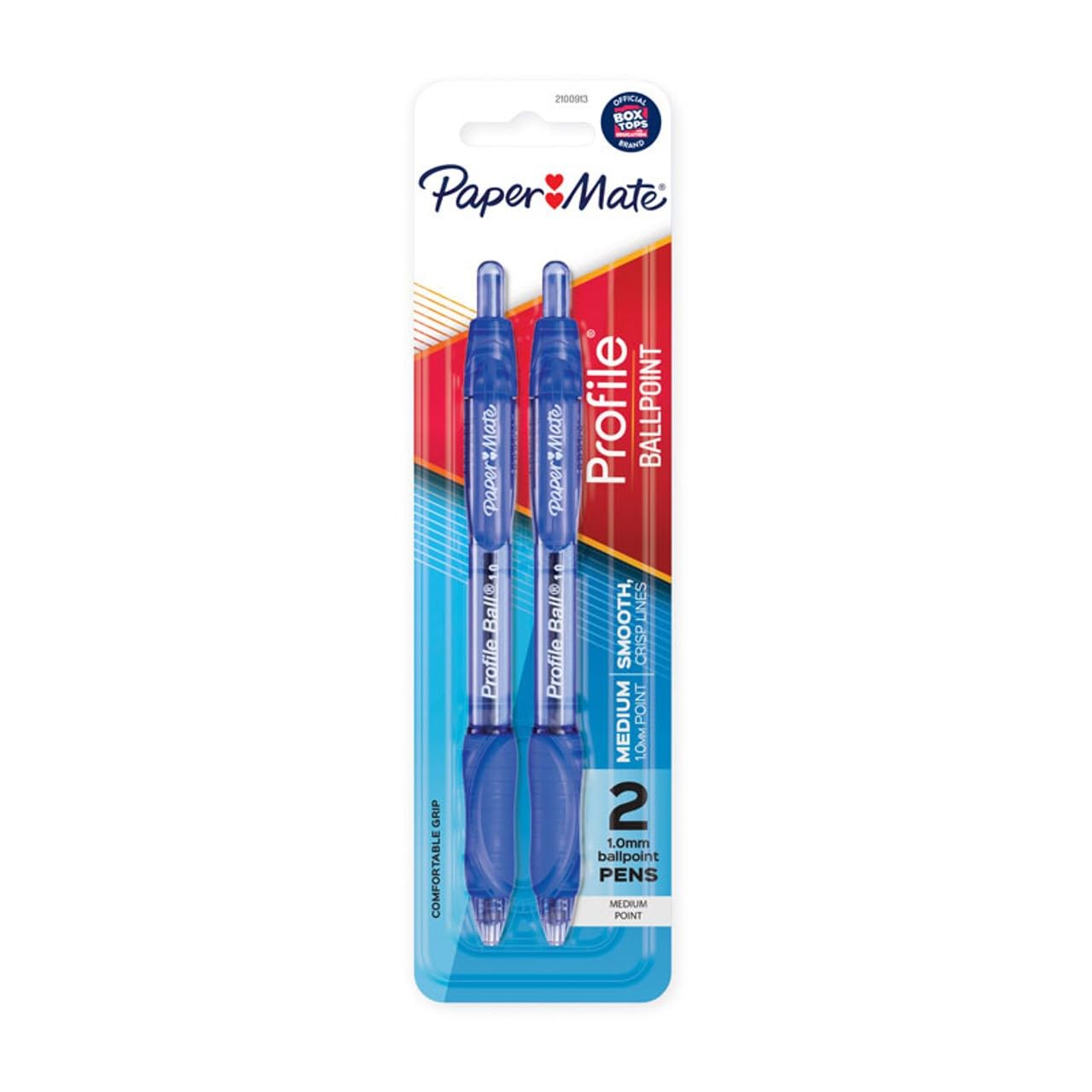 Paper Mate Profi RT 1.0 BP Blu Pk2 Bx6