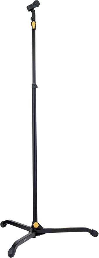 Hercules MS401BPLUS Adjustable 168cm Microphone Stand Holder w/Tripod Legs Black