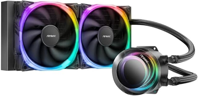 Antec Vortex 240mm ARGB AIO Liquid CPU Cooler + ARGB Controller
