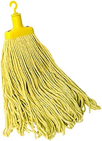 Sabco Professional Contractor - Mop head - cotton - heavy duty plastic - yellow