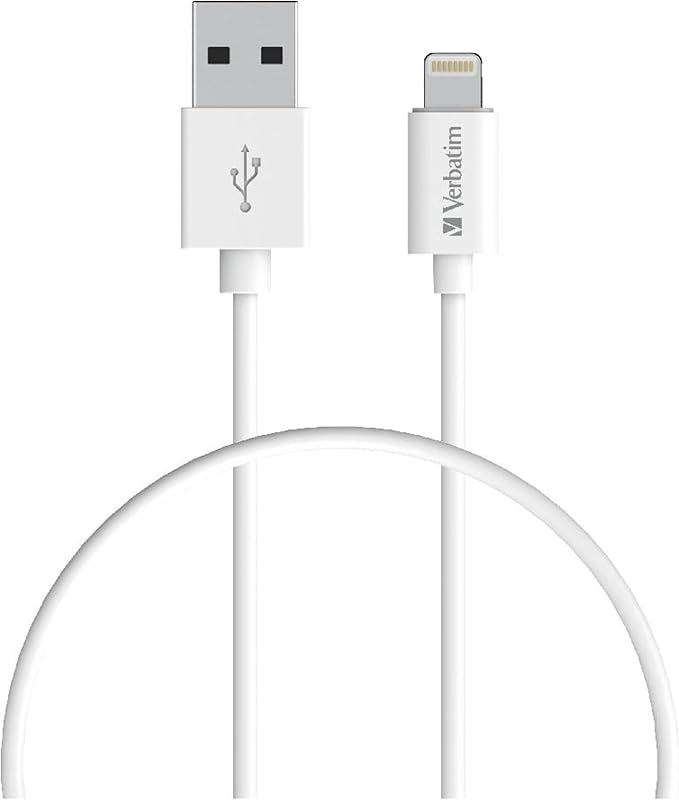 Verbatim Charge & Sync Lightning Cable 50cm - White