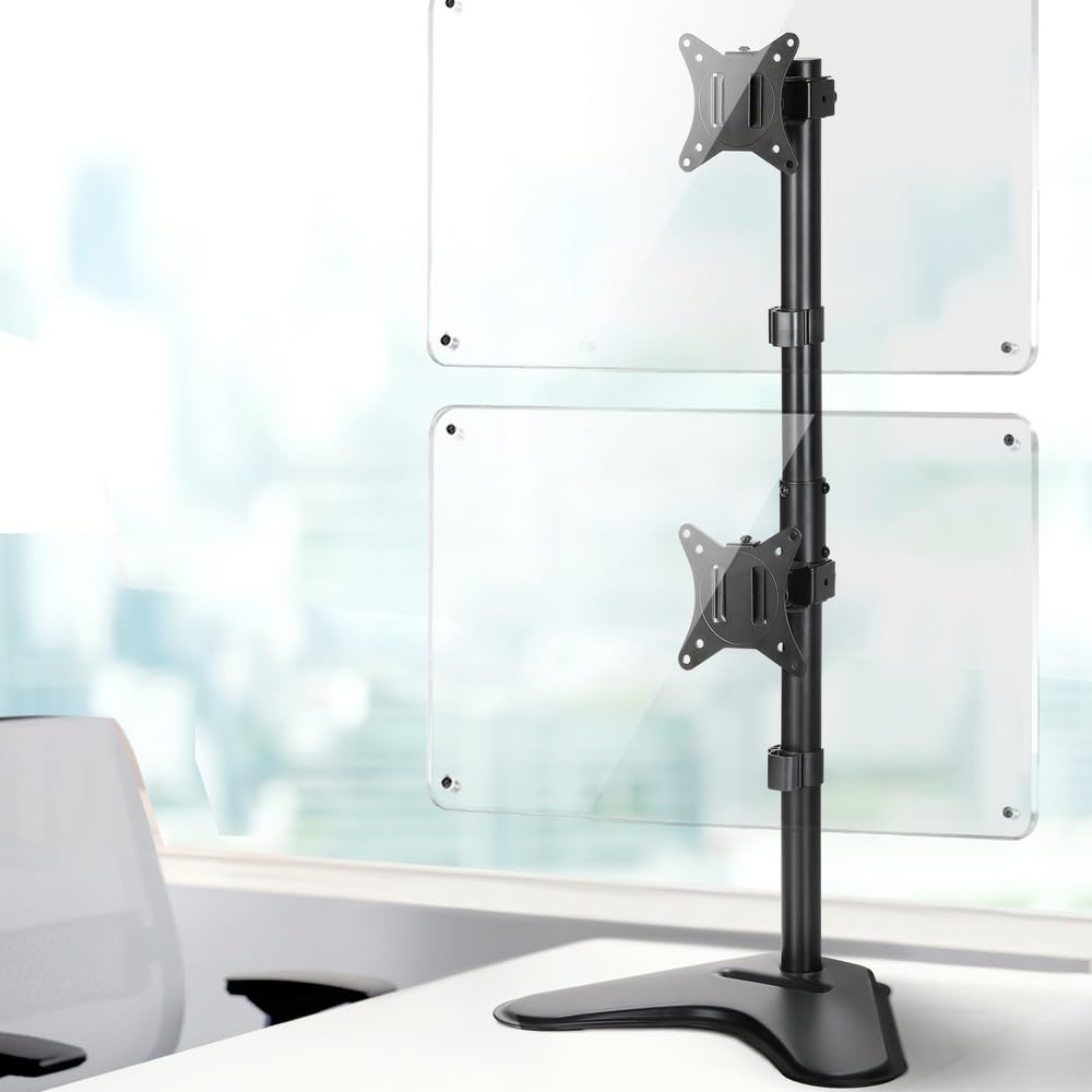 Artiss Monitor Arm Stand Dual Mount HD Led TV Bracket Holder Freestanding