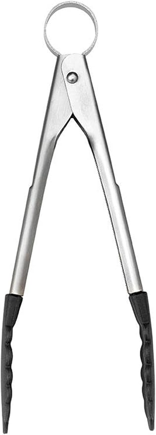 Cuisipro Silicone Mini Tongs 18cm Black