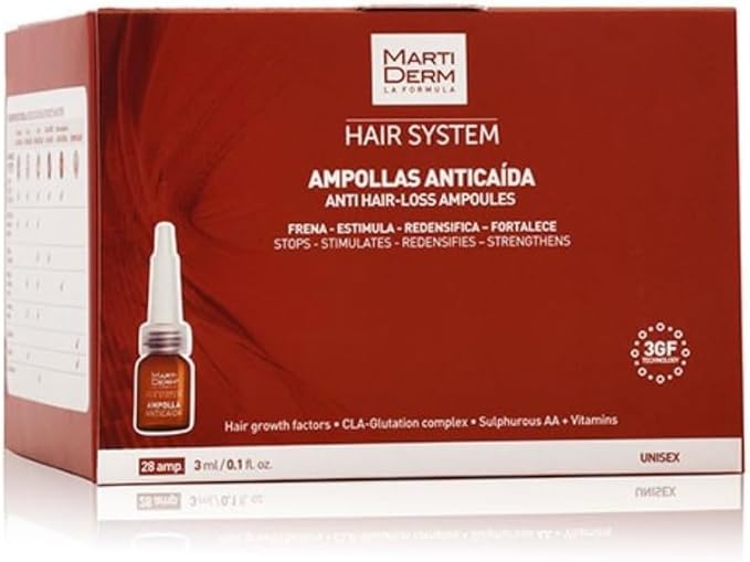 Martiderm Hair System Anti Hair-loss 28 Ampoules